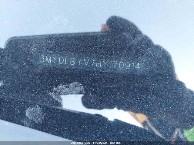 3MYDLBYV7HY170914 Toyota YARIS IA