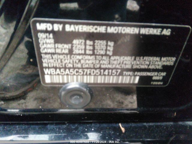 WBA5A5C57FD514157 BMW 528I
