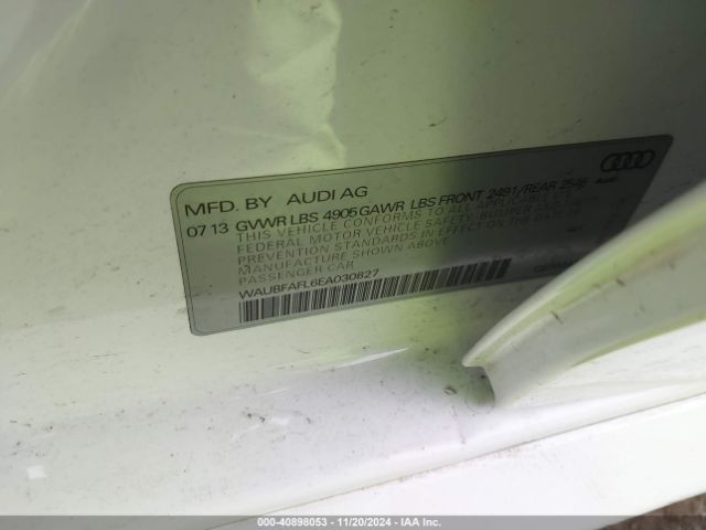 WAUBFAFL6EA030827 Audi A4 2.0t Premium