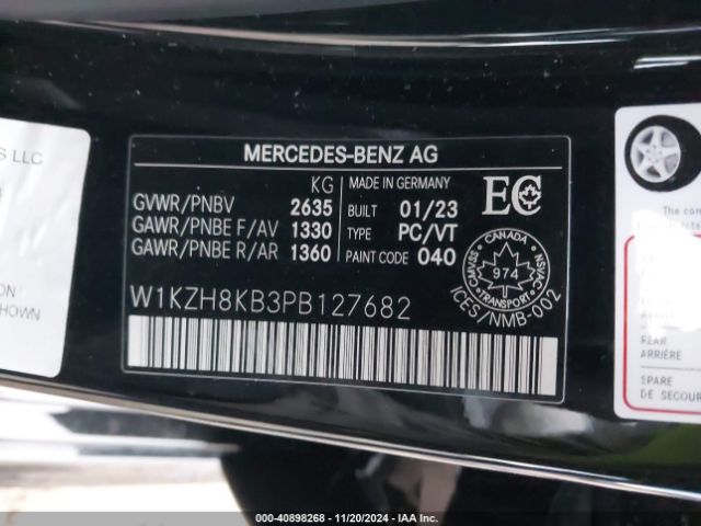 W1KZH8KB3PB127682 Mercedes-Benz Amg E 63 S 4matic
