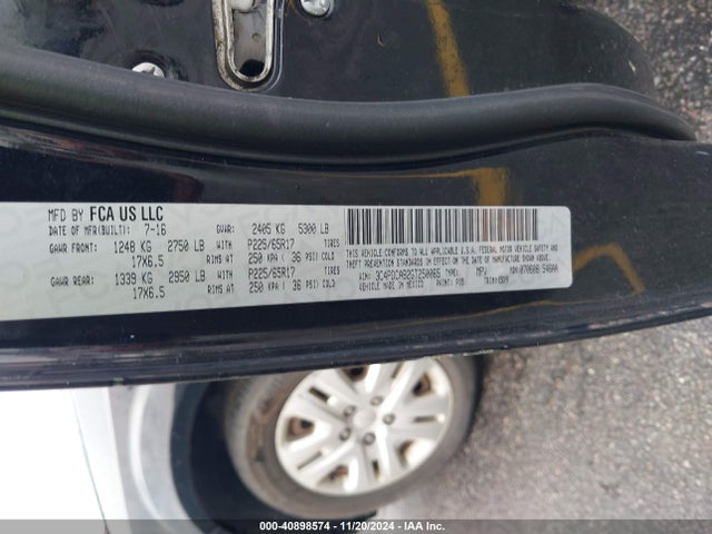 Dodge JOURNEY SE 2016 3C4PDCAB2GT250065 Image 9