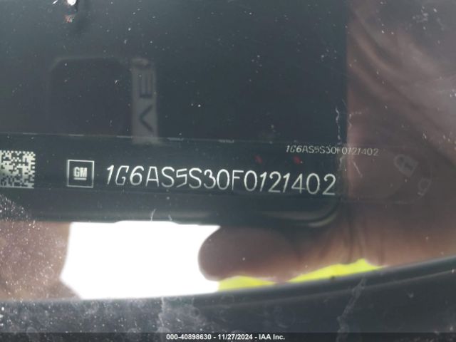 1G6AS5S30F0121402 Cadillac Cts Performance