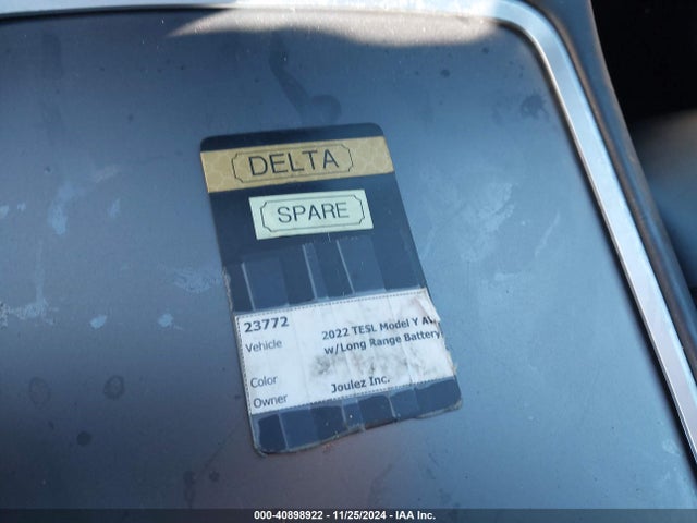 2022 TESLA MODEL Y 7SAYGDEE9NF419986 Photo 10
