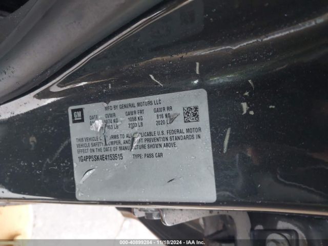 1G4PP5SK4E4153515 Buick Verano