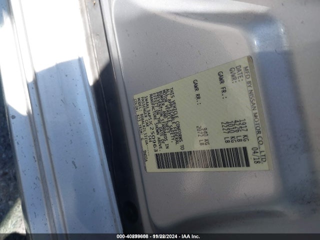 1N4AL3AP5JC250963 Nissan Altima 2.5 Sl