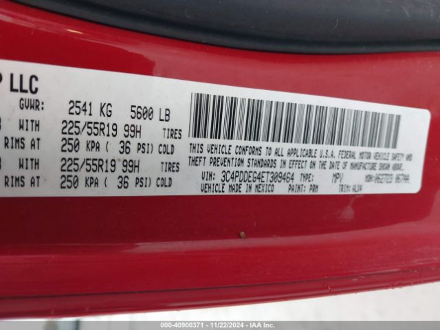 3C4PDDEG4ET309464 Dodge Journey R/t