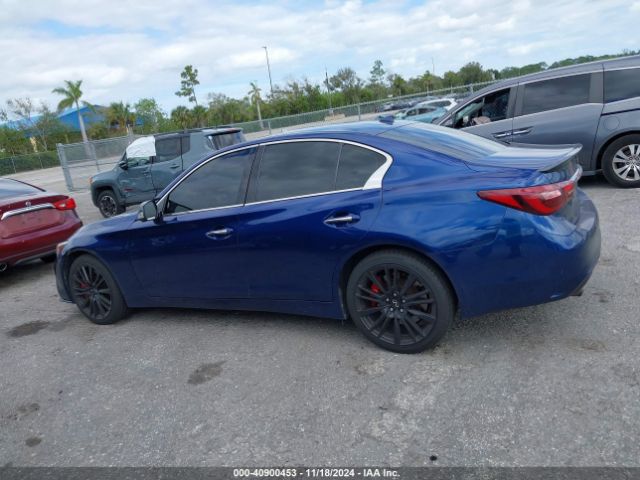 JN1FV7AR8KM830144 Infiniti Q50 3.0t Red Sport 400