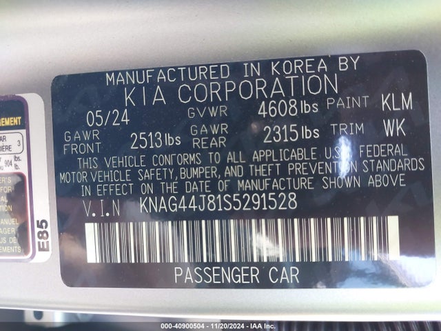 KIA K5 Gt 2025 KNAG44J81S5291528 Image 9