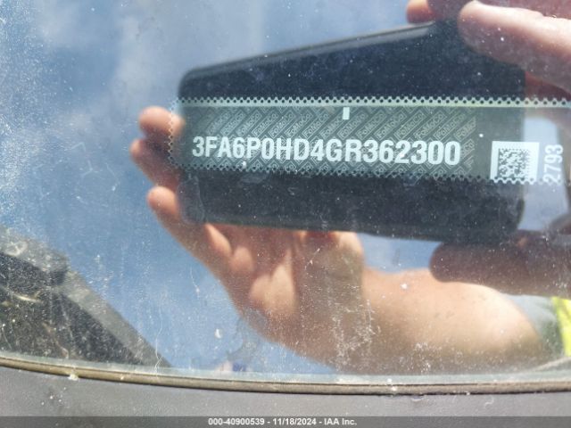 3FA6P0HD4GR362300 Ford FUSION SE