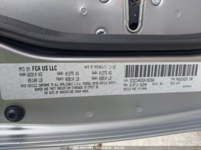 2C3CCAAG5GH182360 Chrysler 300 Limited