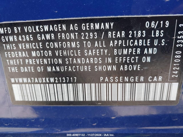 WVWWA7AUXKW213717 Volkswagen Golf R 2.0t W/dcc   Navigation