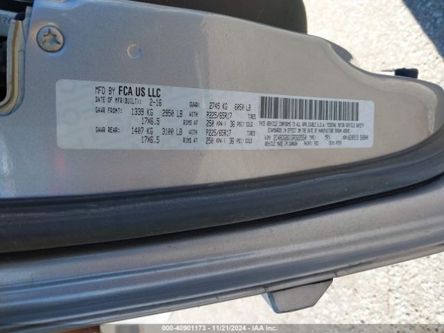 2C4RDGBG1GR322550 Dodge Grand Caravan Se Plus
