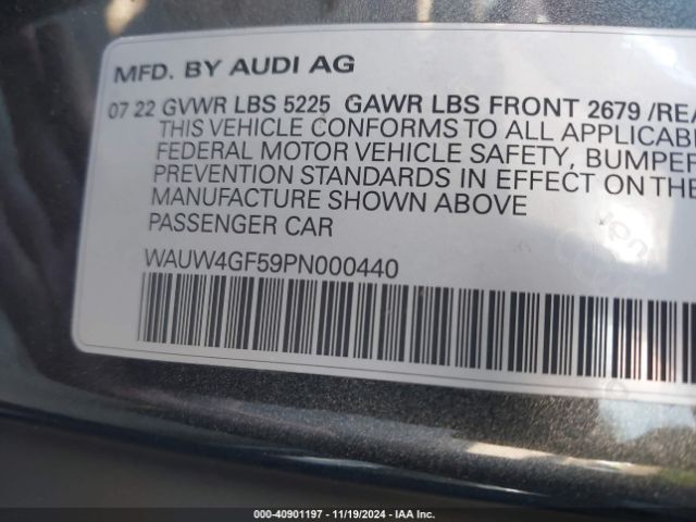2023 AUDI S5 CABRIOLET WAUW4GF59PN000440 Photo 8