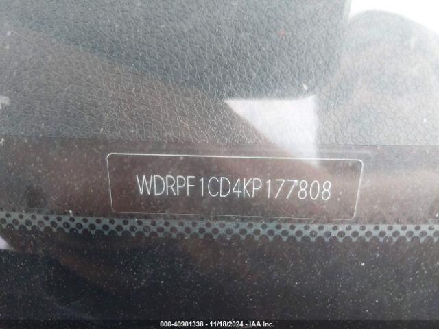 WDRPF1CD4KP177808 Freightliner Sprinter 2500 High Roof V6