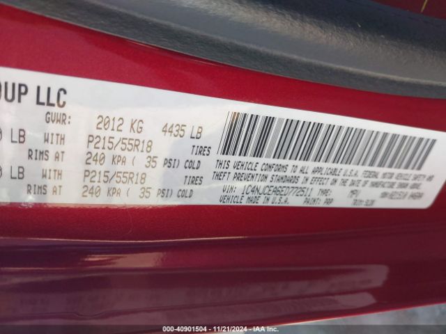 1C4NJCEA6ED772511 Jeep Compass High Altitude