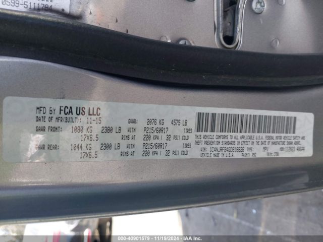 1C4NJRFB4GD616626 Jeep Patriot Latitude