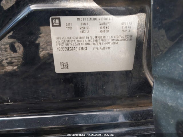 2010 CADILLAC CTS 1G6DE5EG0A0123663 Photo 8