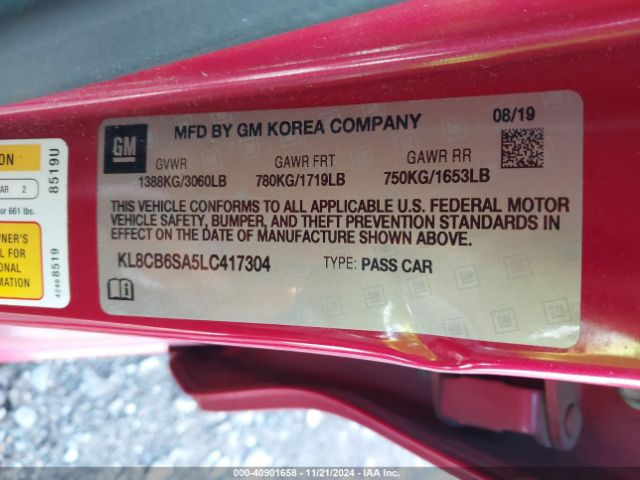 KL8CB6SA5LC417304 Chevrolet Spark Fwd Ls Automatic