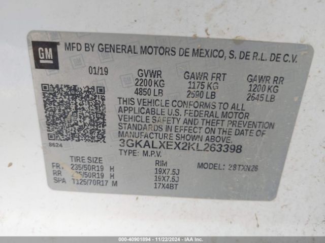 3GKALXEX2KL263398 GMC Terrain Denali