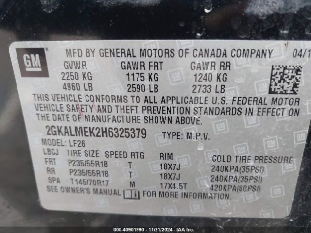 2GKALMEK2H6325379 GMC Terrain Sle-1