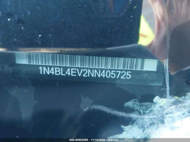 1N4BL4EV2NN405725 Nissan Altima Sl Fwd