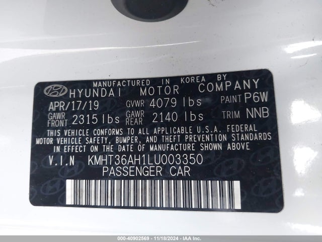 KMHT36AH1LU003350 Hyundai VELOSTER N