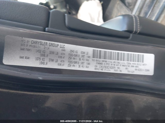 Jeep Grand Cherokee Limited 2014 1C4RJFBG3EC422979 Image 9