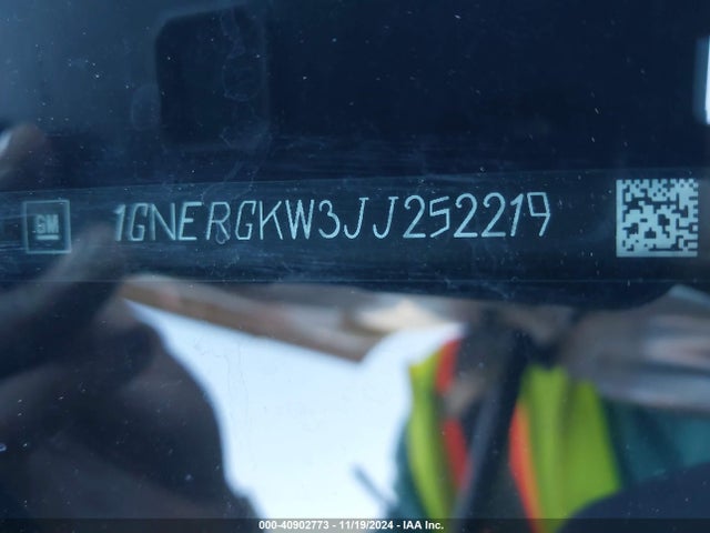 1GNERGKW3JJ252219 Chevrolet Traverse 1lt
