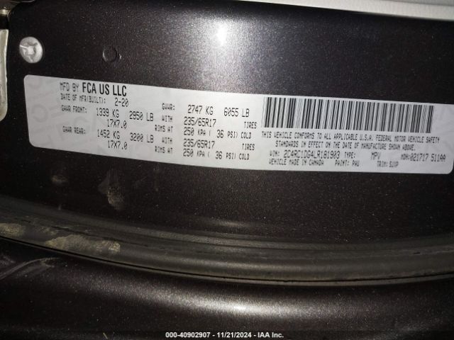 2C4RC1DG4LR181903 Chrysler Voyager Lxi