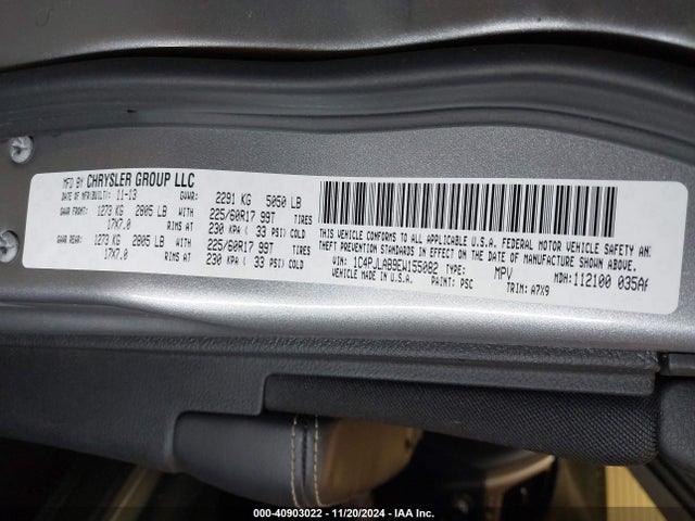 1C4PJLAB9EW155082 Jeep Cherokee Sport