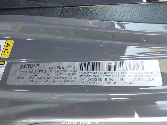 1C4HJXFG6JW221193 Jeep Wrangler Unlimited Rubicon 4x4