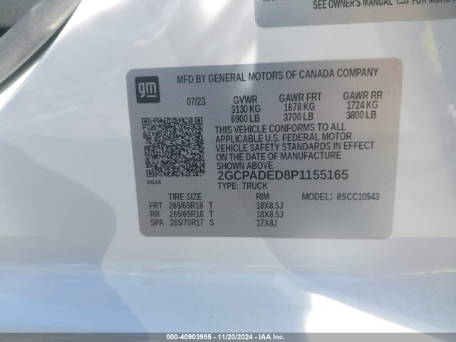 2GCPADED8P1155165 Chevrolet Silverado 1500 2wd  Short Bed Rst