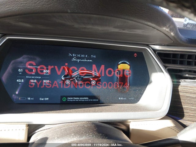 2012 TESLA MODEL S 5YJSA1DN0CFS00674 Photo 6