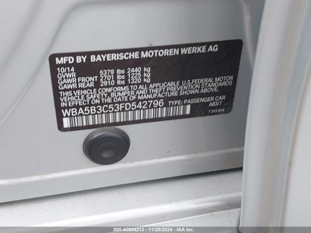 WBA5B3C53FD542796 BMW 535i Xdrive