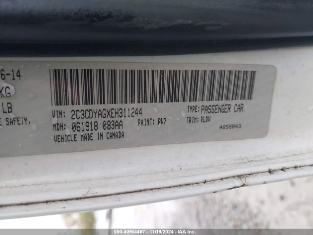 2C3CDYAGXEH311244 Dodge Challenger Sxt Plus