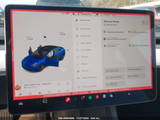 5YJ3E1EA2MF092676 Tesla Model 3 Standard Range Plus Rear-wheel Drive