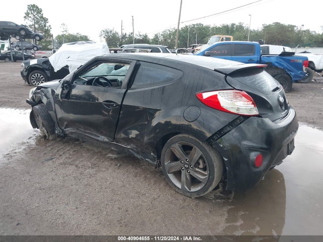 Hyundai Veloster Turbo W/black 2014 KMHTC6AEXEU210845 Image 3