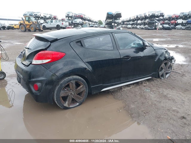 Hyundai Veloster Turbo W/black 2014 KMHTC6AEXEU210845 Image 4