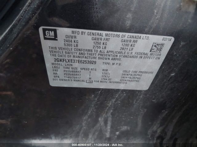 2GKFLXE37E6253929 GMC Terrain Slt-1