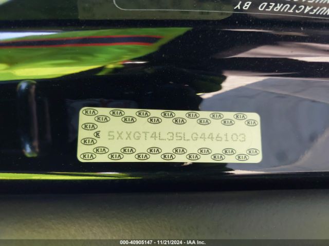 5XXGT4L35LG446103 KIA Optima Se