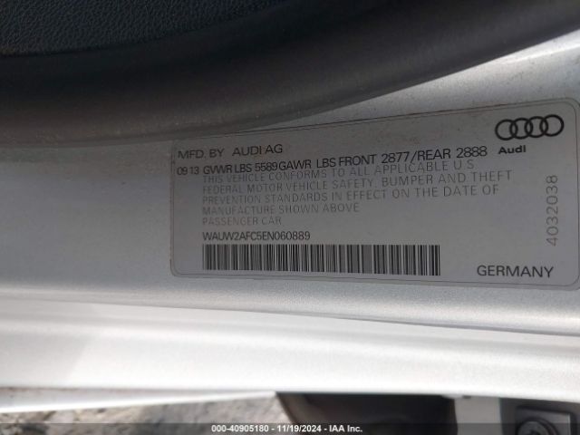 WAUW2AFC5EN060889 Audi S7 4.0t Prestige