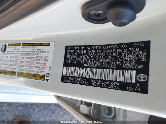 JTNKARJE3GJ511805 Scion IM