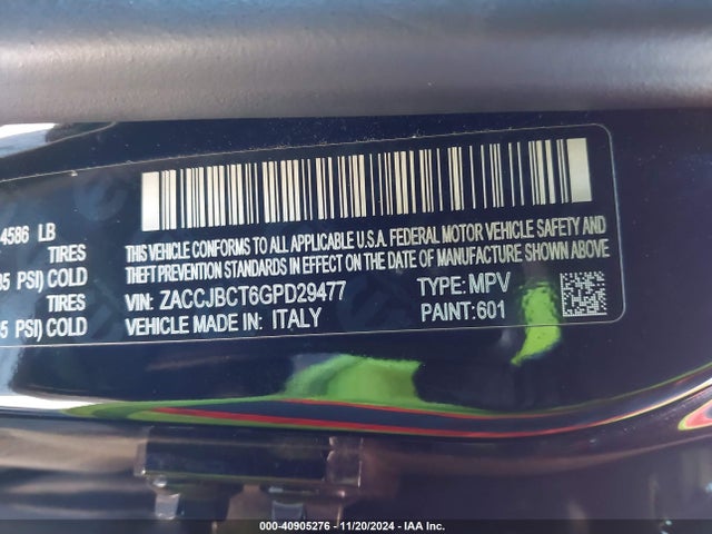 Jeep Renegade Trailhawk 2016 ZACCJBCT6GPD29477 Image 9