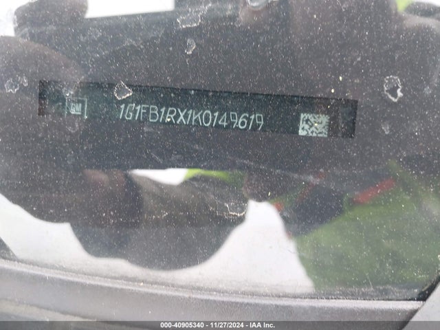 Aukcja sprzedaży 2019 Chevrolet Camaro 1lt, vin: 1G1FB1RX1K0149619, numer aukcji: 40905340