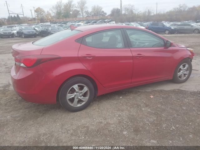 KMHDH4AE4EU210186 Hyundai ELANTRA SE
