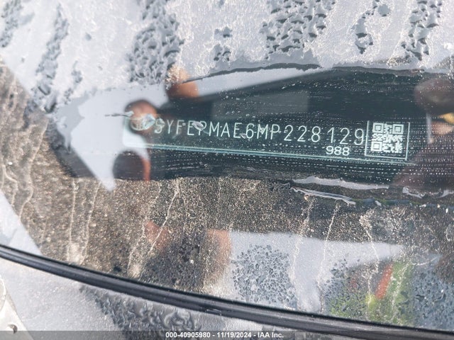 Toyota COROLLA LE 2021 5YFEPMAE6MP228129 Image 9