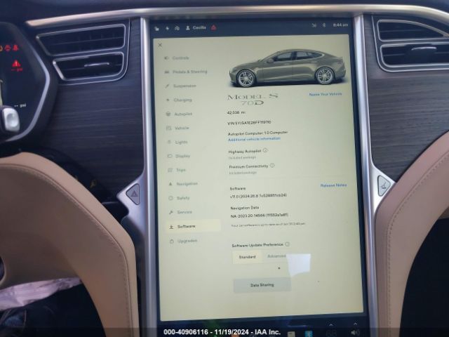 5YJSA1E28FF119110 Tesla Model S 70d/85d/p85d