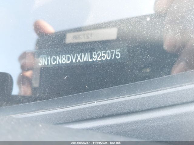 3N1CN8DVXML925075 Nissan Versa S Xtronic Cvt