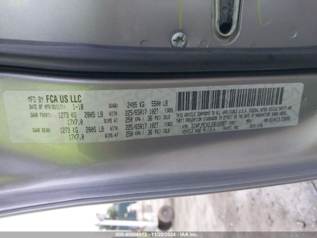 1C4PJMCX2JD616997 Jeep Cherokee Latitude 4x4