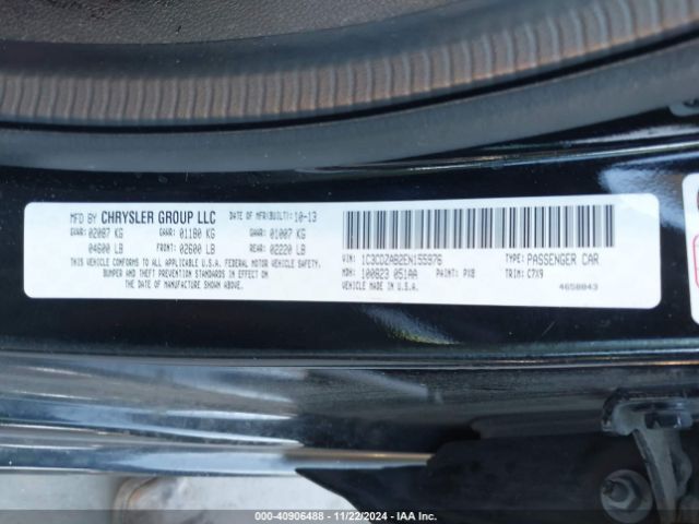 1C3CDZAB2EN155976 Dodge AVENGER SE